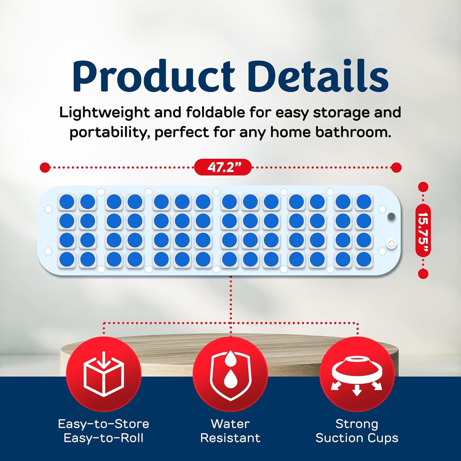 Velvara™ Luxury Bubble Bath Mat