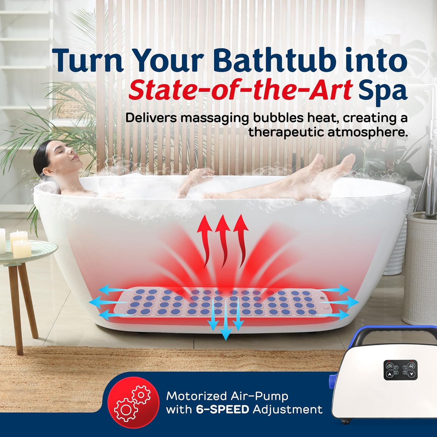 Velvara™ Luxury Bubble Bath Mat
